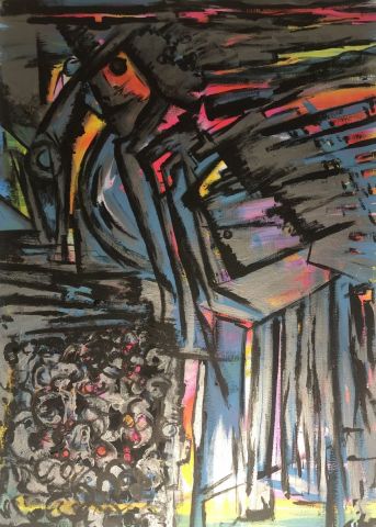 Vue onirique - Peinture - tibo Vue onirique - Peinture - tibo