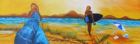 PREMIER SOLEIL - Peinture - ALAIN FAURE PREMIER SOLEIL - Peinture - ALAIN FAURE