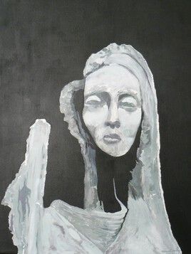 la vierge abimée de Capbis - Peinture - cornelius
