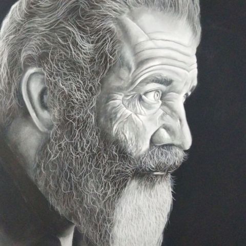 L'artiste Philippe  Versi - Mel Gibson 