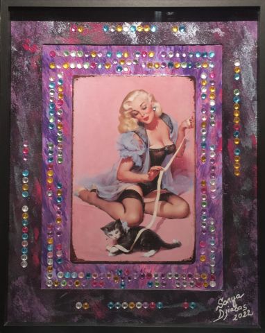 L'artiste SONYA DZIABAS - « Pin-up from the house »