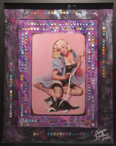 L'artiste SONYA DZIABAS - « Pin-up from the house » L'artiste SONYA DZIABAS - « Pin-up from the house »