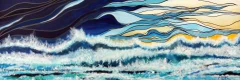AU COEUR DE LA TEMPÊTE - Peinture - ALAIN FAURE AU COEUR DE LA TEMPÊTE - Peinture - ALAIN FAURE