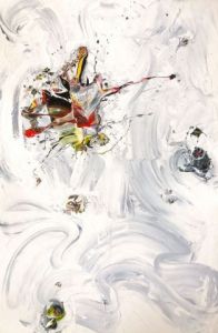 Peinture de Jean-Philippe ESTEBENET: Le mystère des cendres flottantes 