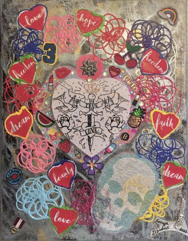 « THE SPIRIT OF LOVE BABYDOLL « - Peinture - SONYA DZIABAS « THE SPIRIT OF LOVE BABYDOLL « - Peinture - SONYA DZIABAS