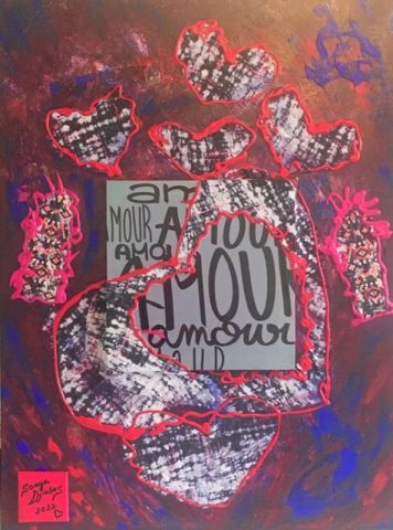 « AMOUR » - Peinture - SONYA DZIABAS « AMOUR » - Peinture - SONYA DZIABAS