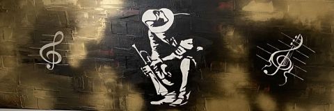 JAZZ - Peinture - PATRICK VIEVILLE JAZZ - Peinture - PATRICK VIEVILLE