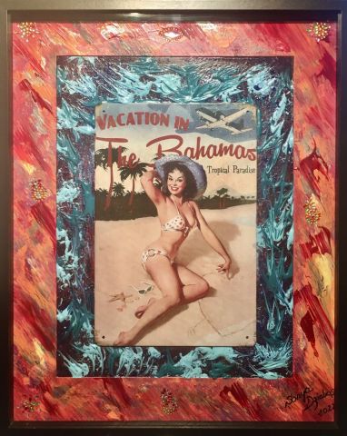 L'artiste SONYA DZIABAS - « PIN-UP OF THE BAHAMAS « L'artiste SONYA DZIABAS - « PIN-UP OF THE BAHAMAS «