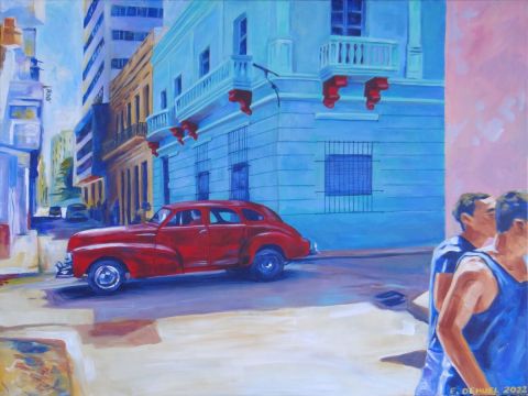 L'artiste FRANCK DENUEL - Havana Vieja