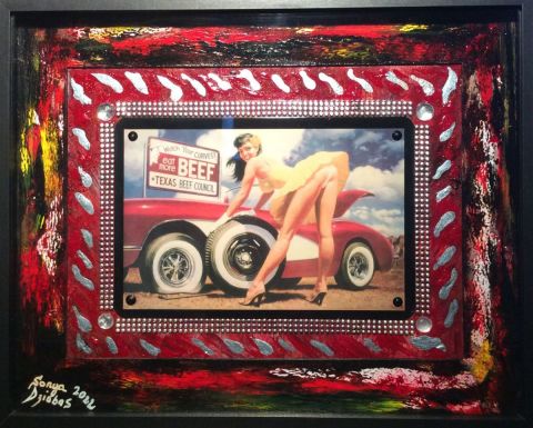 L'artiste SONYA DZIABAS - « TEXAS PIN-UP « L'artiste SONYA DZIABAS - « TEXAS PIN-UP «