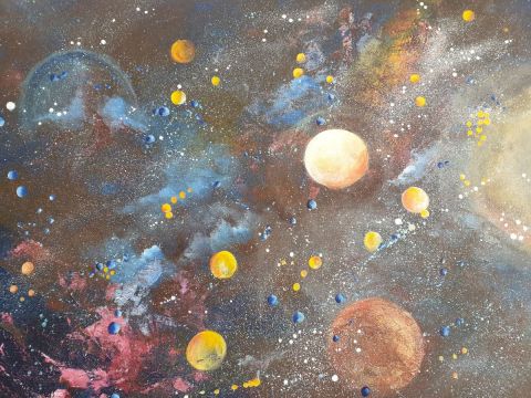 Univers 3 - Peinture - Marie-Therese THEVENOT