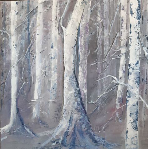 La forêt magique - Peinture - Claud 