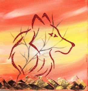 Voir cette oeuvre de lulu cabriole: Loup de feu