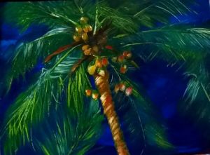 Peinture de MMARTIN: le cocotier