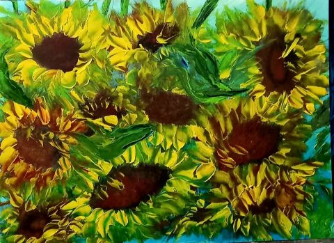 L'artiste MMARTIN - les tournesols