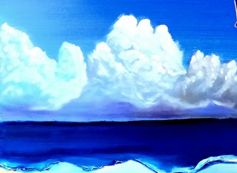 L'artiste MMARTIN - banc de nuages