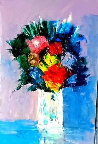 bouquet  - Peinture - MMARTIN