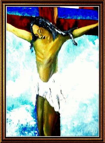 crucifixion - Peinture - MMARTIN