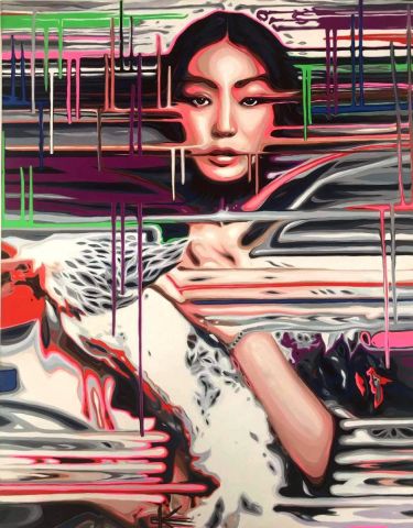 Korean Chick - Peinture - Gwenola Kaigre