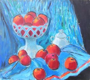 Peinture de DENISE JOUVE: pommes