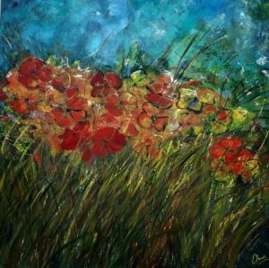 Voir cette oeuvre de Claud : Fleurs des champs au crépuscule
