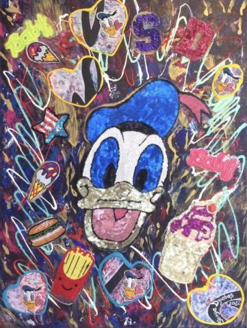 « Donald » - Peinture - SONYA DZIABAS « Donald » - Peinture - SONYA DZIABAS