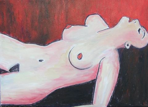 NUE - Peinture - valerie jouve NUE - Peinture - valerie jouve