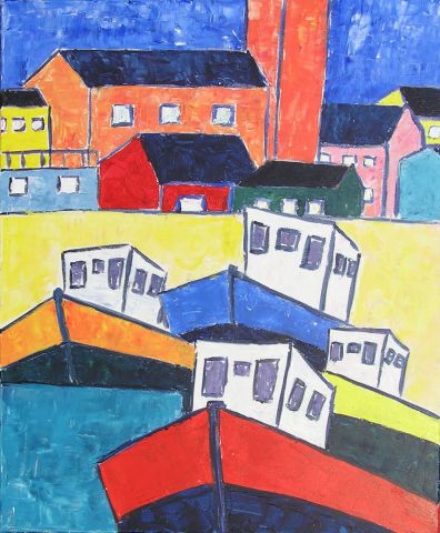 L'artiste valerie jouve - PORT DE PECHE L'artiste valerie jouve - PORT DE PECHE