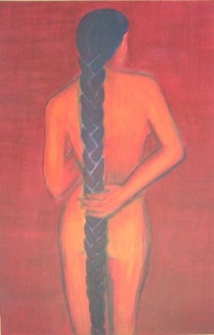 L'artiste valerie jouve - NU A LA TRESSE L'artiste valerie jouve - NU A LA TRESSE