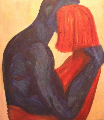 L'artiste valerie jouve - le baiser L'artiste valerie jouve - le baiser