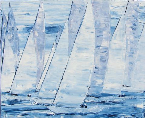 L'artiste valerie jouve - REGATE A DOUARNENEZ L'artiste valerie jouve - REGATE A DOUARNENEZ