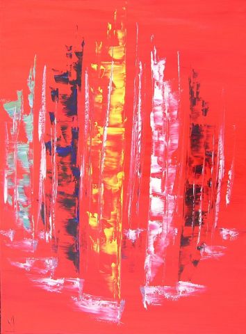 L'artiste valerie jouve - REGATE ABSTRACTION