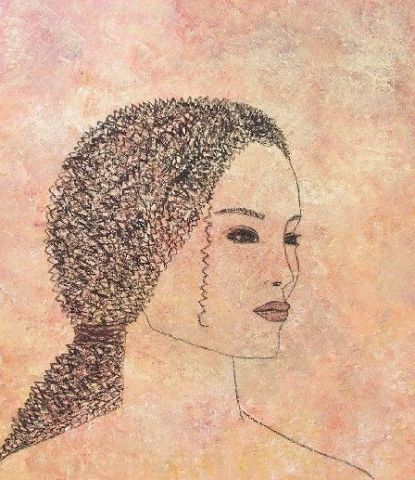 FEMME RUPESTRE - Peinture - valerie jouve FEMME RUPESTRE - Peinture - valerie jouve