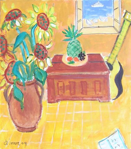 L'artiste DENISE JOUVE - les tournesols L'artiste DENISE JOUVE - les tournesols