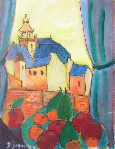 moncontour aux fruits - Peinture - DENISE JOUVE moncontour aux fruits - Peinture - DENISE JOUVE