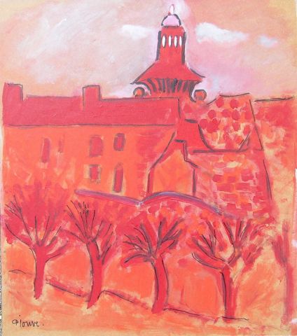 moncontour rouge - Peinture - DENISE JOUVE moncontour rouge - Peinture - DENISE JOUVE
