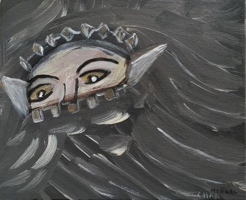 L'artiste Chan Mengal - Mask