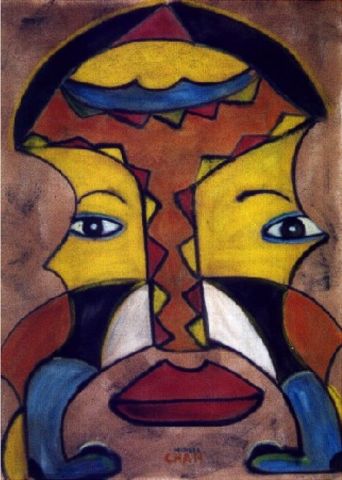 Toutankhamon - Peinture - Chan Mengal Toutankhamon - Peinture - Chan Mengal