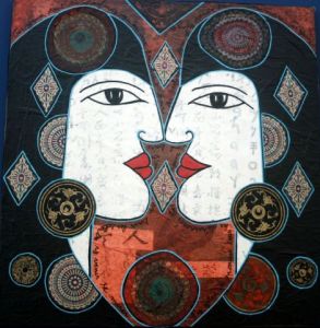 Peinture de ANTOINE MELLADO: Femmes d'ici et d'ailleurs 7