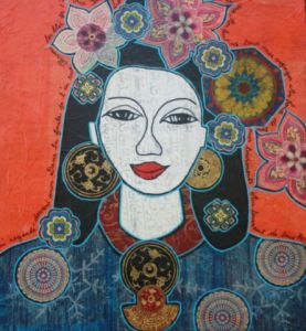 Peinture de ANTOINE MELLADO: Femmes d'ici et d'ailleurs 8