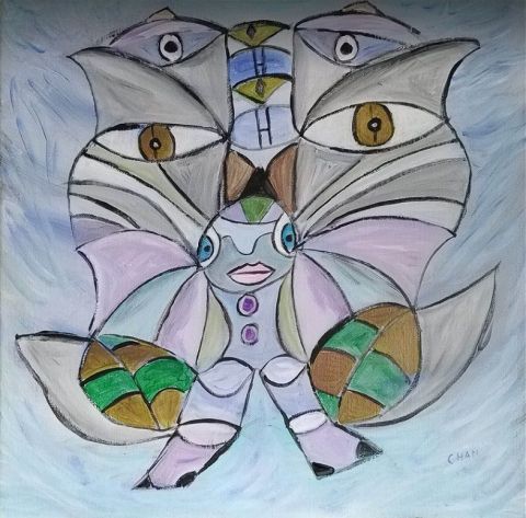 L'artiste Chan Mengal - Mystérieux papillon