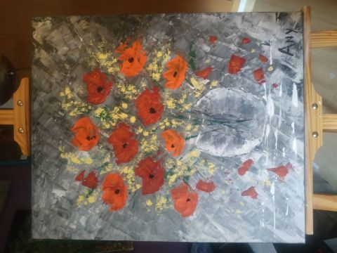 L'artiste ANY - Coquelicots