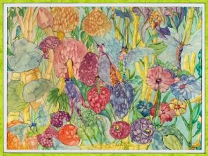 Voir cette oeuvre de Chantal Mazade: Morilles roses