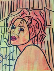 Peinture de soittoimeme: Femme épurée