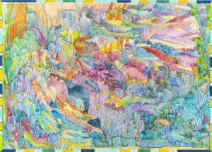 Voir cette oeuvre de Chantal Mazade: a fleur d'eau