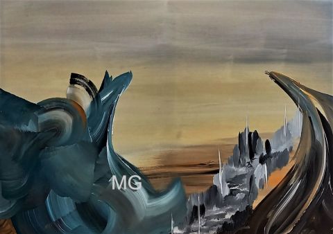 TERRA INCOGNITA - Peinture - MICHELE MADELEINE GUILLOT TERRA INCOGNITA - Peinture - MICHELE MADELEINE GUILLOT