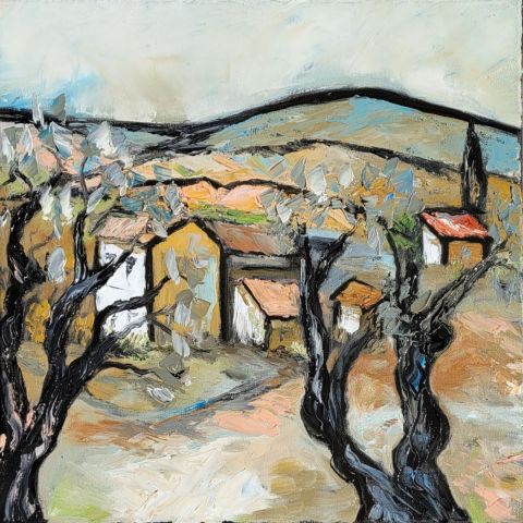 LES BAUX - Peinture - KAO BOURILLON