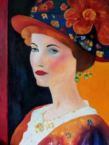 Peinture de Marie  BECQUET: La belle dame