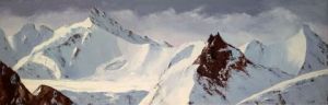 Voir le détail de cette oeuvre: ALTITUDES 3664 peinture montagne