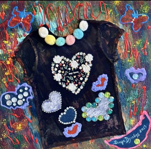 « My Love as a Child » - Peinture - SONYA DZIABAS « My Love as a Child » - Peinture - SONYA DZIABAS